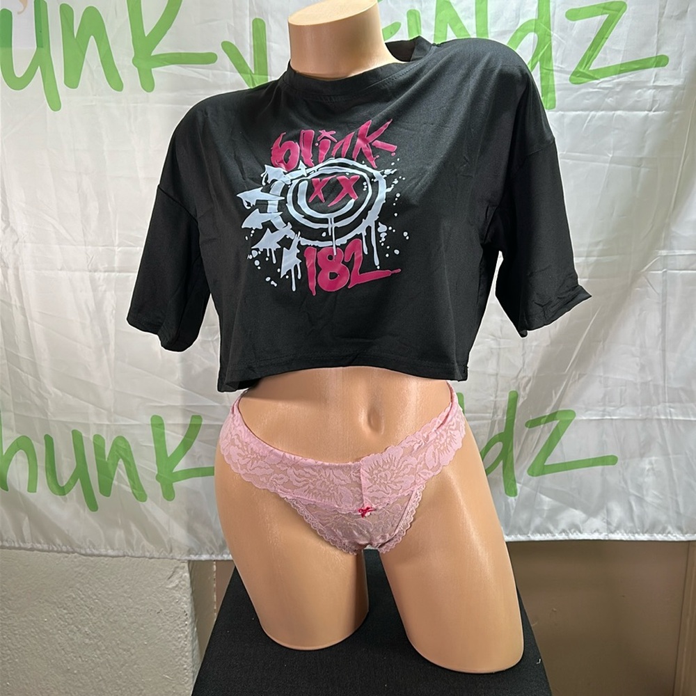 Blink 182 inspired Crop Top